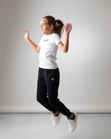 DKNY PANTALON LARGO EN PARA NINOS UNISEX NEGRO