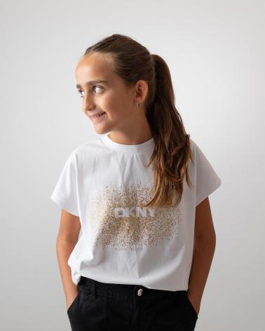 Accueil-DKNY---D6202310P-–-CAMISETA-DE-MANGA-CORTA---NINA-BLANCO