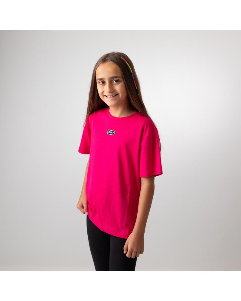 T-SHIRT DKNY MANICA CORTA ROSA D6021249N ROSA