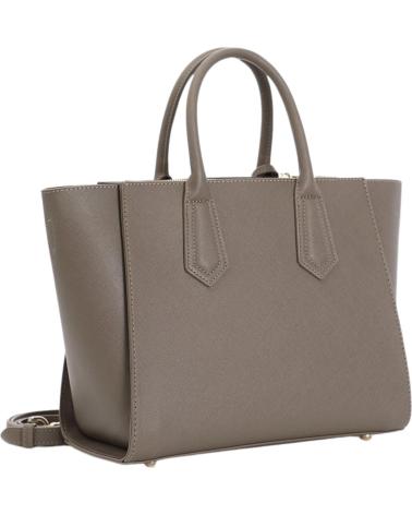 BORSA CAFENOIR SAFFIANO CON MAXI CHARM - MODELLO C3MA0701N006 GRIGIO GRIS