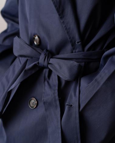 Cappotti-impermeabili-da-donna-YERSE---41624055---GABARDINA-IMPERMEABLE-MIDI-OSCURO---MUJER-AZUL