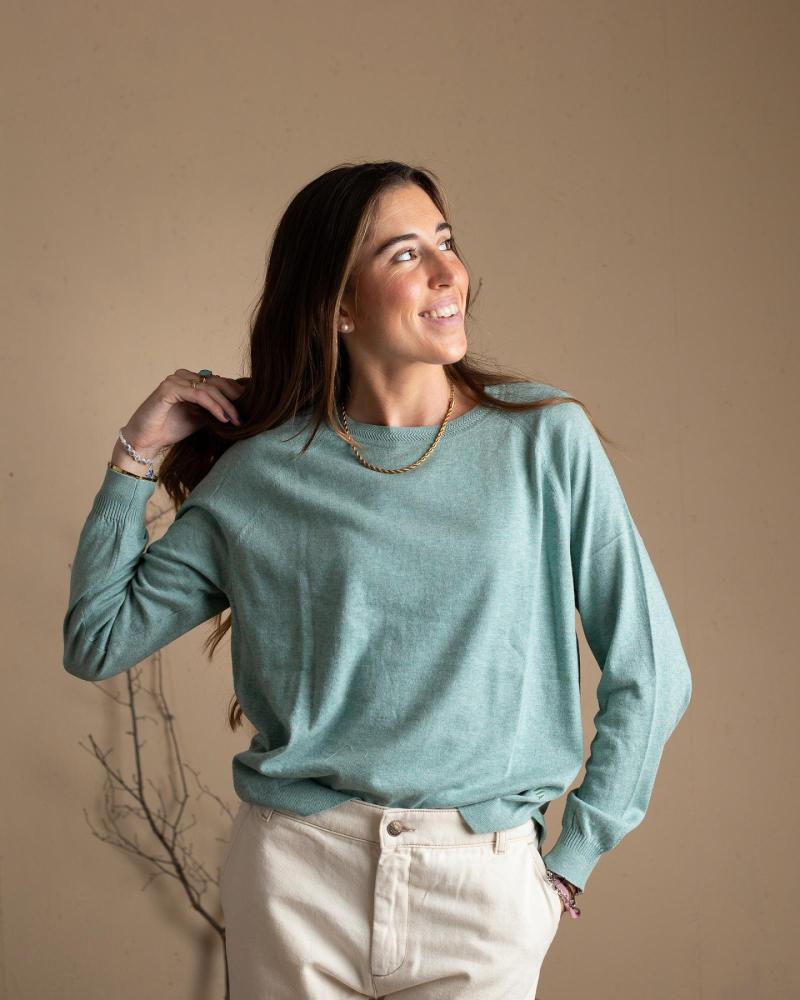 Inizio-YERSE---41500019---JERSEY-AGUA-DE-ALGODON-ORGANICO-CON-CUELL-VERDE
