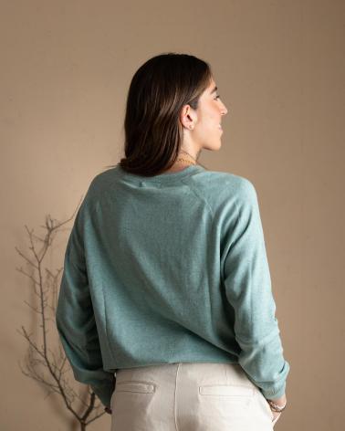 Inizio-YERSE---41500019---JERSEY-AGUA-DE-ALGODON-ORGANICO-CON-CUELL-VERDE