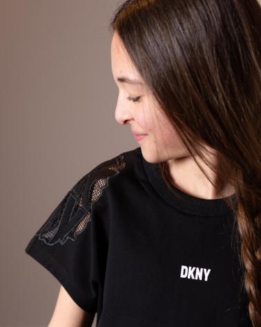 ROBE À MANCHES COURTES DKNY NOIRE NEGRO