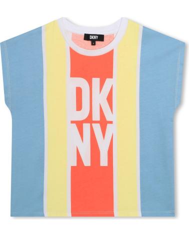 DKNY KURZARM-T-SHIRT MIT MEHRFARBIGEN STREIFEN MULTICOLOR