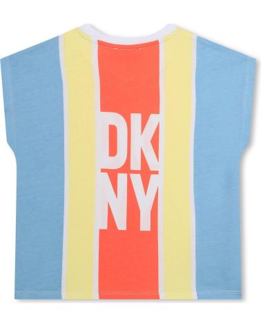 DKNY KURZARM-T-SHIRT MIT MEHRFARBIGEN STREIFEN MULTICOLOR