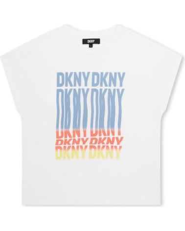 CAMISETA DKNY DE MANGA CORTA BLANCA - MODELO D6009310P BLANCO