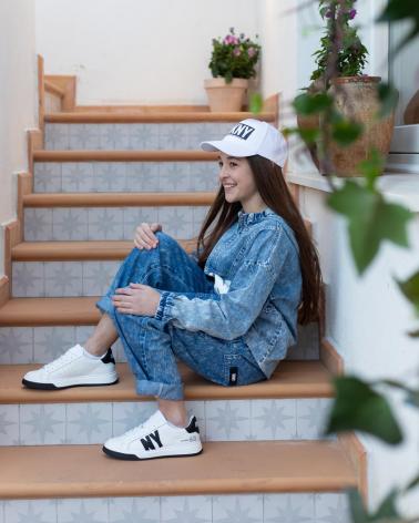 DKNY PANTALÓN VAQUERO DENIM CON CINTURÓN DENIM