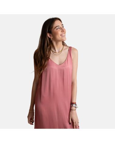 Inizio-YERSE---4081568---VESTIDO-DE-SATEN---MUJER-ROSA