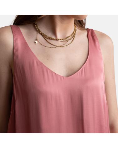 Inizio-YERSE---4081568---VESTIDO-DE-SATEN---MUJER-ROSA