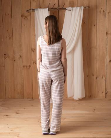 YERSE PANTALÓN DE PUNTO YERSE 40580 CON CINTURA ELÁSTICA NATURAL