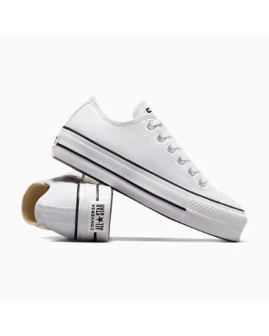 CONVERSE ALL STAR PLATFORM 560251C WEISSE CANVAS-SNEAKER MULTICOLOR