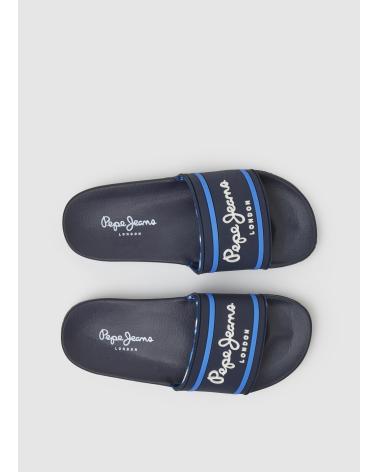 PEPE JEANS PEPE JEANS SLIDER LOGO PBS70054595 - CHANCLAS PARA NIÑO MARINO