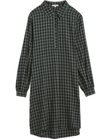 VESTIDO CAMISEIRO DE XADREZ MULTICOLOR YERSE 37811026 MULTICOLOR