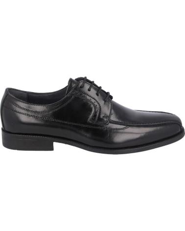 LUISETTI 19303GOMA NEGRO - ZAPATO DE CORDONES CONFORT PARA CEREMONIA NEGRO