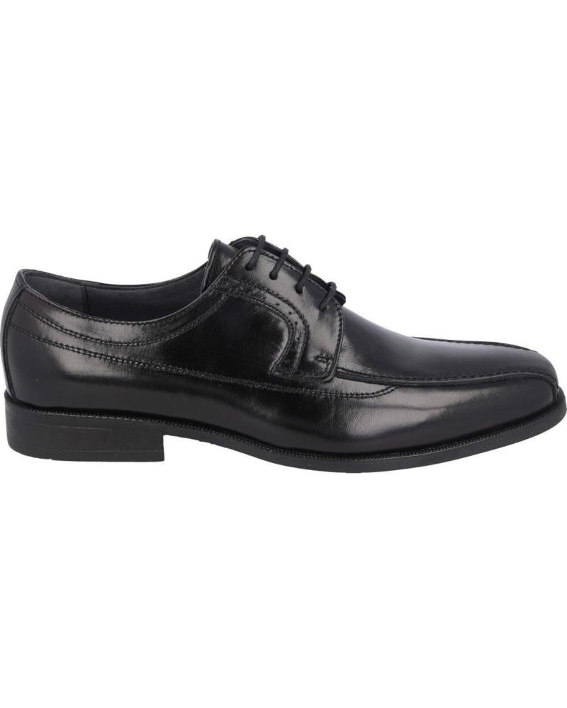LUISETTI 19303GOMA NERO - SCARPA STRINGATA COMFORT PER CERIMONIA NEGRO