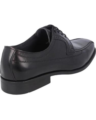 LUISETTI 19303GOMA NERO - SCARPA STRINGATA COMFORT PER CERIMONIA NEGRO