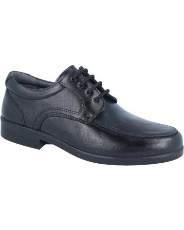 LUISETTI ZAPATO DERBY DE PIEL NEGRO MODELO 26851ST NEGRO