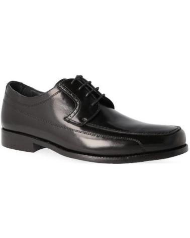 ZAPATO DE CORDONES LUISETTI CONFORT 19301SUELA NEGRO NEGRO