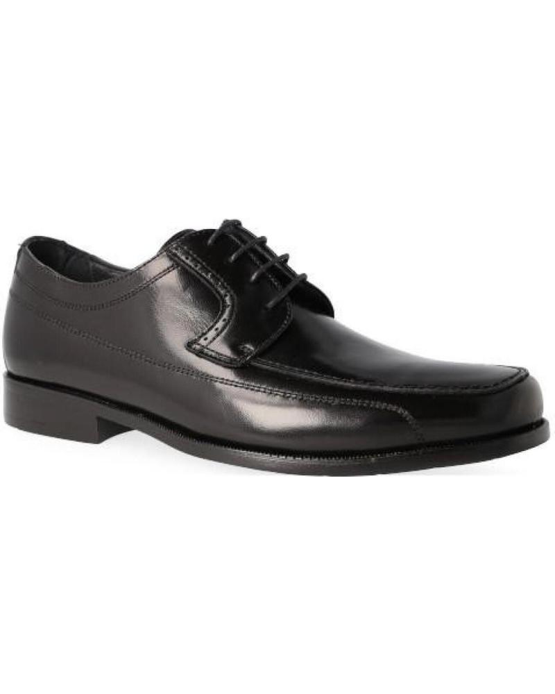 ZAPATO DE CORDONES LUISETTI CONFORT 19301SUELA NEGRO NEGRO