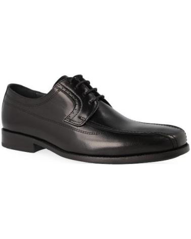 ZAPATO DE CORDONES LUISETTI CONFORT 19303SUELA NEGRO NEGRO