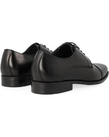 LUISETTI 19305SUELA ZAPATOS DE VESTIR CON CORDONES NEGROS CONFORT NEGRO