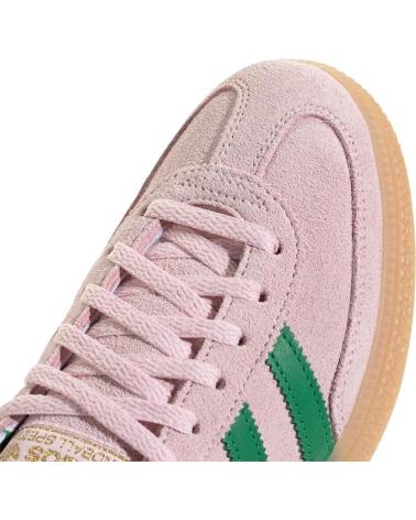 ADIDAS HANDBALL SPEZIAL WOMAN JR7347 CLEAR PINK - GREEN - GOLD META LIGHT PINK
