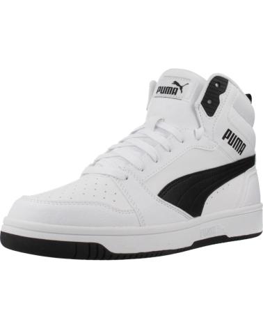 PUMA REBOUND V6 MID JR WHITE SNEAKERS WHITE
