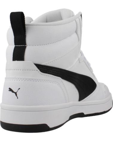 PUMA REBOUND V6 MID JR WHITE SNEAKERS WHITE