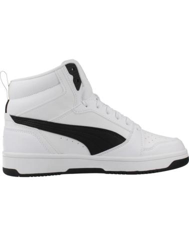 PUMA REBOUND V6 MID JR WHITE SNEAKERS WHITE