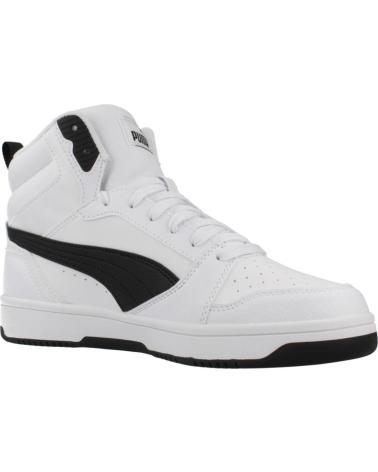 PUMA REBOUND V6 MID JR WHITE SNEAKERS WHITE