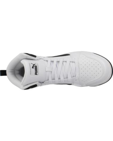PUMA REBOUND V6 MID JR WHITE SNEAKERS WHITE