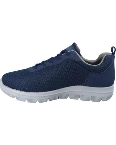 LUISETTI SAPATILHA ESPORTIVA RUNNER 31102ST MARINHO COM SOLA CINZA MARINO