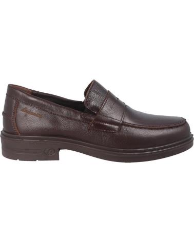 LUISETTI BOSS 34305NA BROWN LEATHER LOAFER MARRON