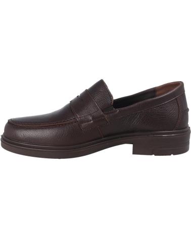 LUISETTI BOSS 34305NA BROWN LEATHER LOAFER MARRON