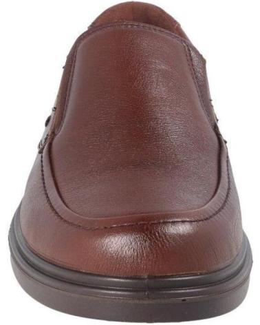 LUISETTI CLASS 33600ST BROWN LEATHER LOAFERS MARRON