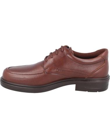 LUISETTI BROWN LEATHER BLUCHER 33601ST MARRON