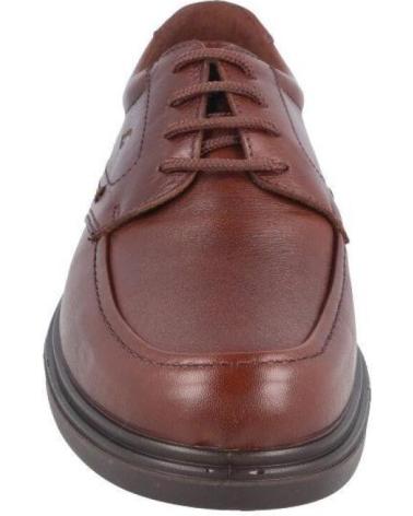 LUISETTI BROWN LEATHER BLUCHER 33601ST MARRON