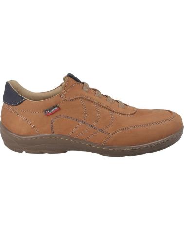 CHAUSSURE SPORT LUISETTI JANU 37104GS TAUPE EN CUIR MARRóN