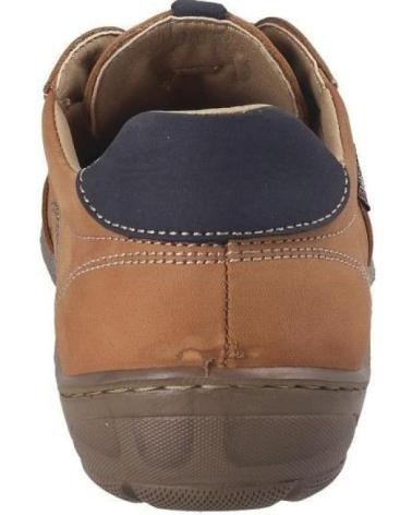 CHAUSSURE SPORT LUISETTI JANU 37104GS TAUPE EN CUIR MARRóN