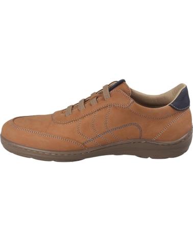 CHAUSSURE SPORT LUISETTI JANU 37104GS TAUPE EN CUIR MARRóN