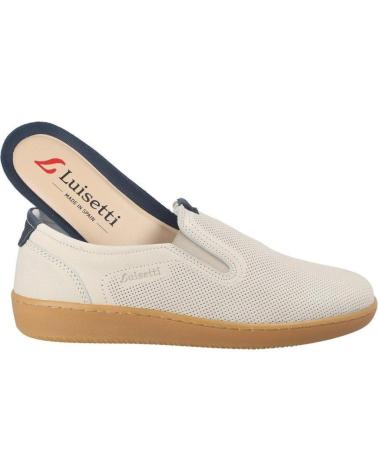 LUISETTI MOCASÍN LYNN 38400GS CREMA CREMA