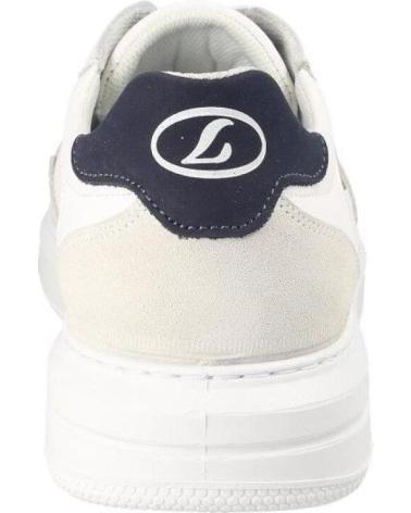 BASKETS DÉCONTRACTÉES LUISETTI BLUE 39003BI BLANCHES AVEC DÉTAILS BLEUS BLANCO