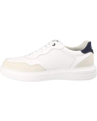 BASKETS DÉCONTRACTÉES LUISETTI BLUE 39003BI BLANCHES AVEC DÉTAILS BLEUS BLANCO