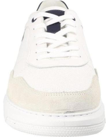 BASKETS DÉCONTRACTÉES LUISETTI BLUE 39003BI BLANCHES AVEC DÉTAILS BLEUS BLANCO