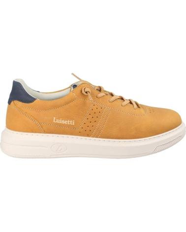 TÊNIS CASUAL LUISETTI 39103NO MOSTARDA MOSTAZA