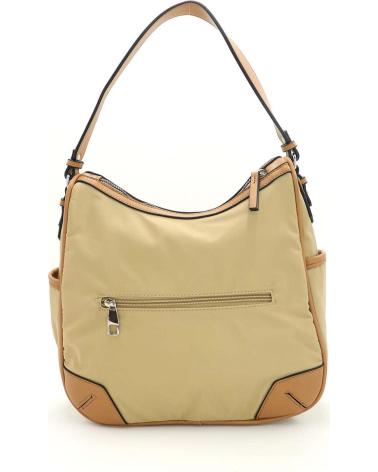 BOLSO DDONA 3082 HOMBRO BANDOLERA EN TONO CAMEL CAMEL