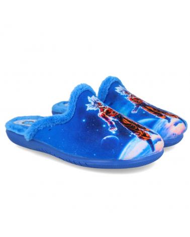 boy House slipers bubble bobble 6076 ZAPATILLAS DE CASA NINO AZULON