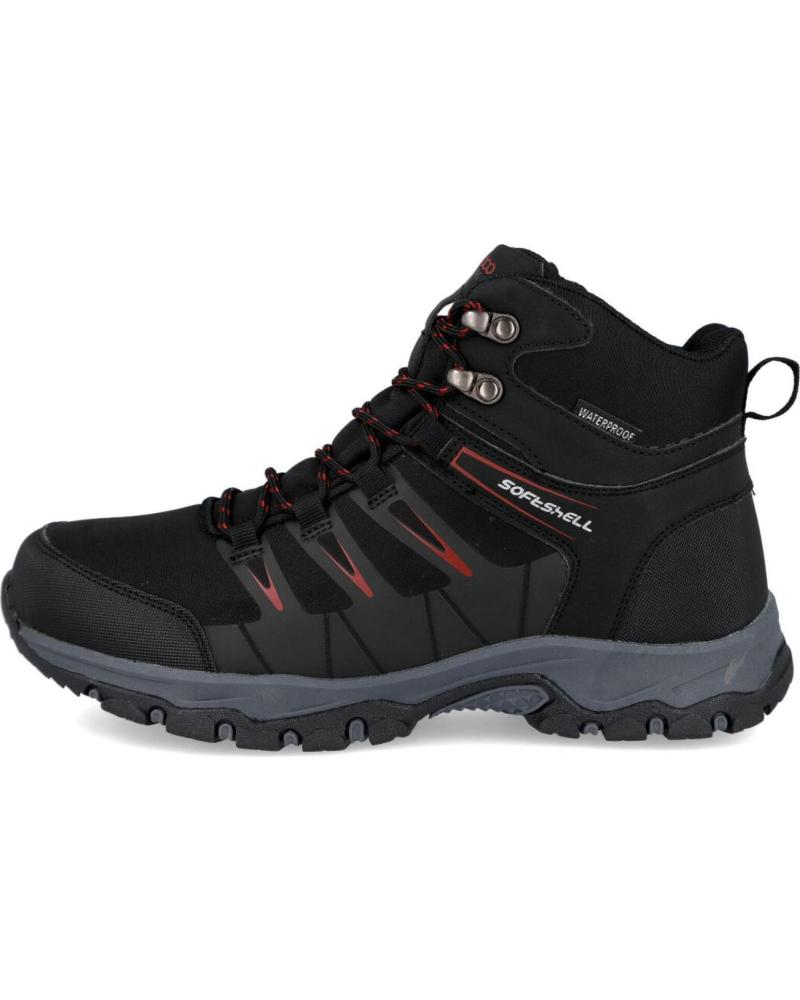 Sportivo per Uomo NICOBOCO 37-200 BOTAS TREKKING HOMBRE NEGRO