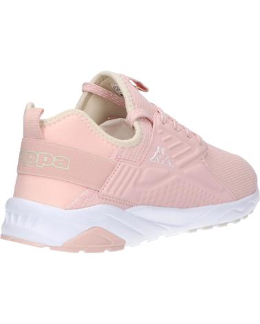 Scarpe sport per Donna e Bambina e Bambino KAPPA 35156HW SAN PUERTO LACE A43 JR PINK LT-WHITE-BEIGE LT